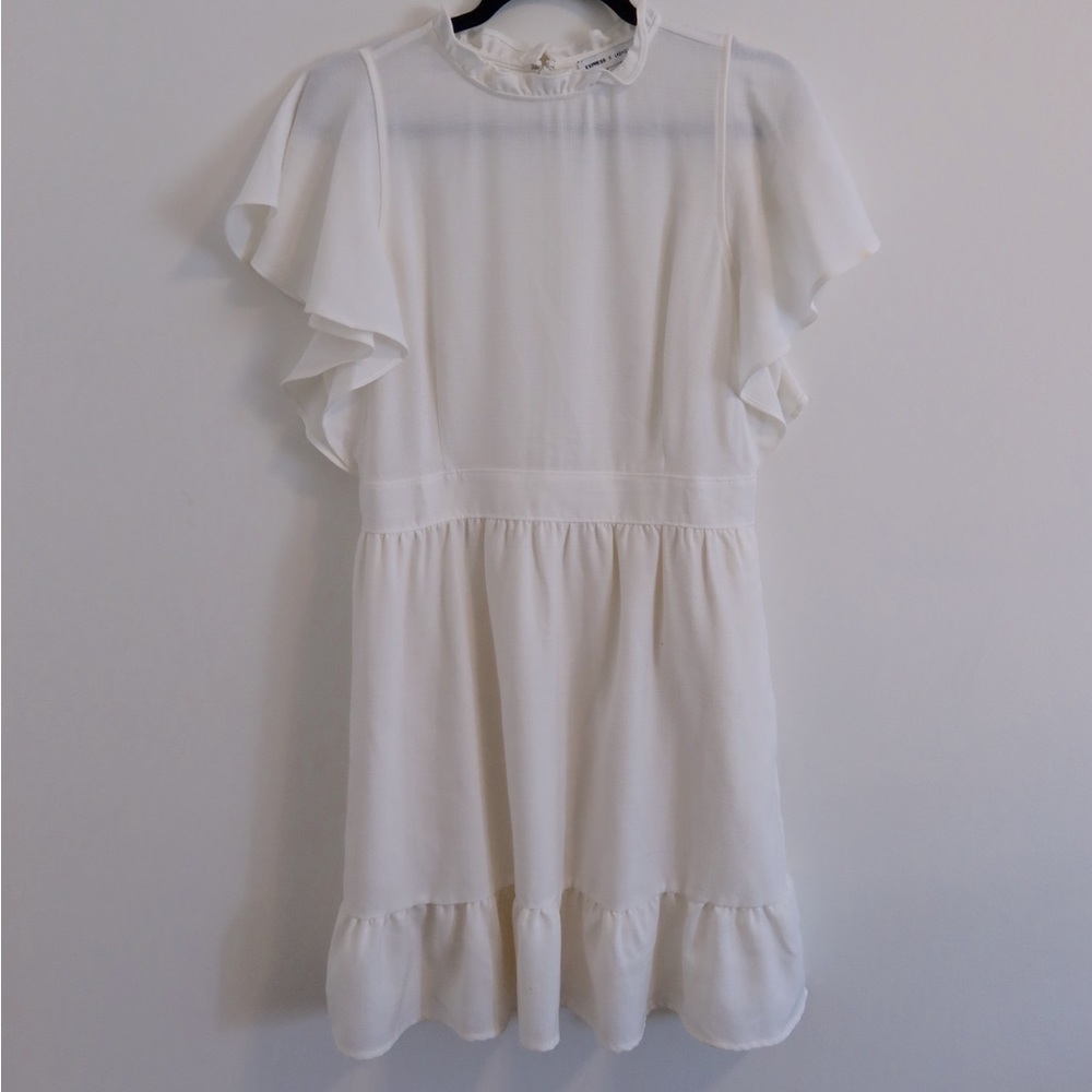 EXPRESS x LADYGANG LINEN DRESS